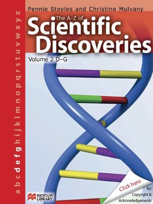 cover image of The A-Z of Scientific Discoveries: Volume 2 D-G